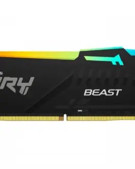 Kingston памет DDR5 Fury Beast RGB 32GB(1*32GB)/5200 CL40