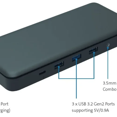Alternative view of Kensington Universal docing statio n SD4839P USB-C PD 85W