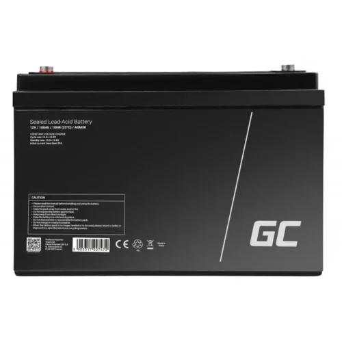 Green Cell Battery AGM VRLA 12V 100A