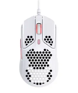 HyperX Pulsefire Haste Gaming мишка бял/розов