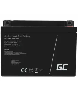 Alternative view of Green Cell Battery AGM VRLA 12V 26Ah