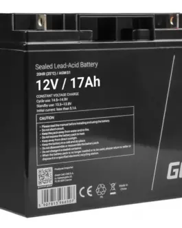 Green Cell Battery AGM VRLA 12V 17Ah