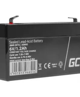 Green Cell Battery AGM VRLA 6V 1.2Ah