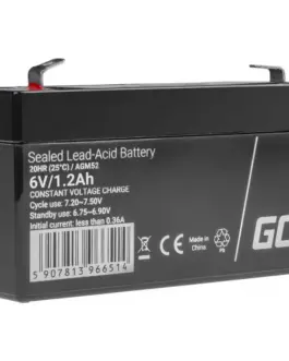 Green Cell Battery AGM VRLA 6V 1.2Ah
