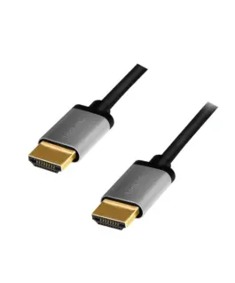 LogiLink HDMI кабел 4K/60Hz alu  черен 2m