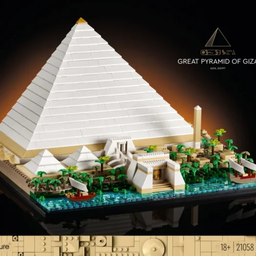 Alternative view of LEGO Blocks Architecture 21058 The Pyramid of Cheops