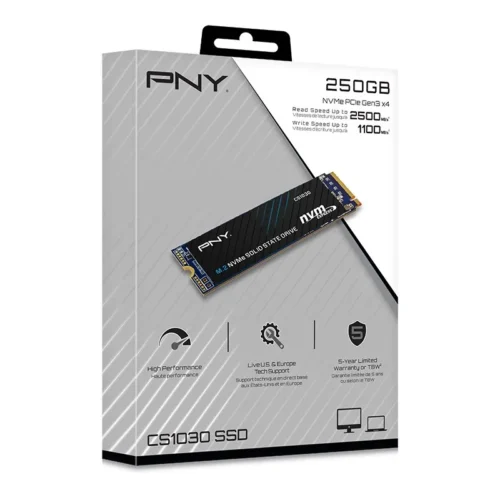 PNY SSD drive 250GB M.2 2280 CS1030 M280CS1030-250-RB