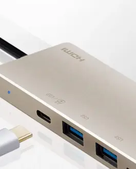 Alternative view of ATEN USB-C Multiport Mini Dock PD60W