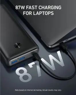 Alternative view of Anker PowerCore III Elite 87W 25600 mAh черен no PSU