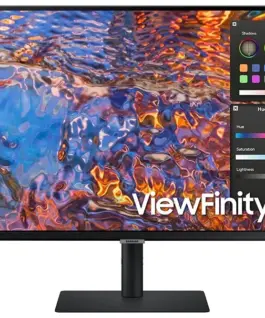 Samsung Monitor 32 инча ViewFinity S80PX IPS 3840x2160 UHD 16:9 1xHDMI 1xDP 1xUSB-C (90W) 3xUSB 3.0 LAN 5ms PinP/PbyP 60Hz HAS+PIV płaski