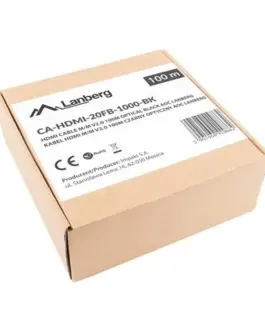 Alternative view of Lanberg кабел HDMI M/M v2.0 CA-HDMI-20FB-1000-BK 100m черен