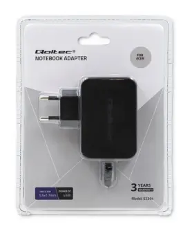 Alternative view of Qoltec Power адаптер for Acer 45W, 19V,2.37A, 5.5x1.7