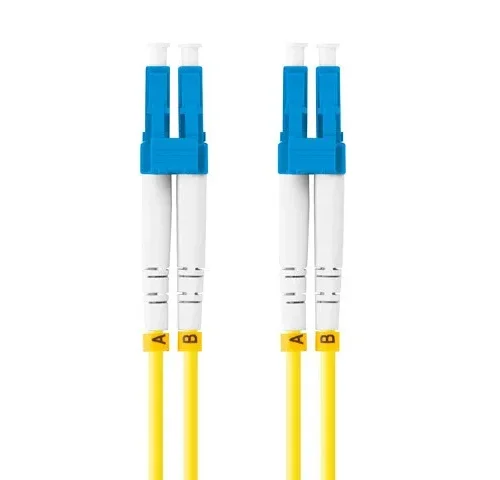 Alternative view of Lanberg Fiber optic patchcord Sm Lc/Upc-Lc/Upc Duplex 3.0Mm 1M żółty