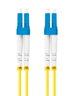Alternative view of Lanberg Fiber optic patchcord Sm Lc/Upc-Lc/Upc Duplex 3.0Mm 3M жълт