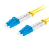Lanberg Fiber optic patchcord Sm Lc/Upc-Lc/Upc Duplex 3.0Mm 3M жълт