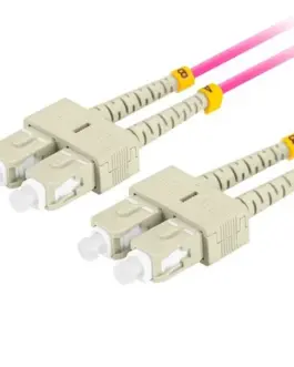 Lanberg Fiber optic patch cord Mm Sc/Upc-Sc/Upc Duplex 3.0mm 2m виолетов