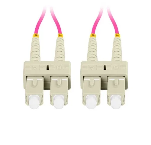 Lanberg Fiber optic patch cord Mm Sc/Upc-Sc/Upc Duplex 3.0mm 2m виолетов