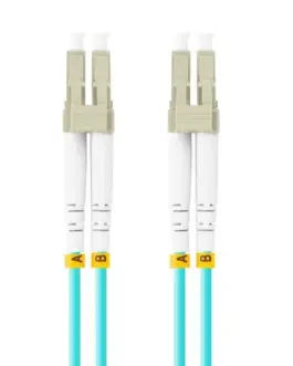 Alternative view of Lanberg Fiber optic patch cord Mm Lc/Upc-Lc/Upc Duplex 3.0mm 3m Aqua