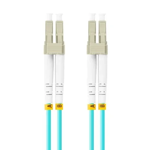 Alternative view of Lanberg Fiber optic patch cord Mm Lc/Upc-Lc/Upc Duplex 3.0mm 3m Aqua