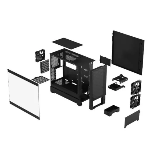 Alternative view of Fractal Design Case Pop Air черен TG Clear Tint