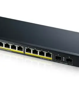 Zyxel Switch GS1900-10HP v2 8port L2 PoE 2xSFP 70W 802.3at