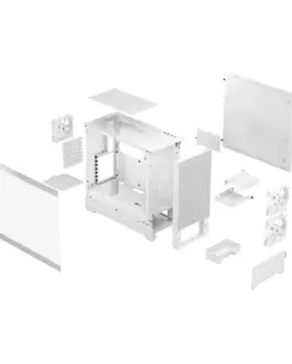 Alternative view of Fractal Design Case Pop Air бял TG Clear Tint