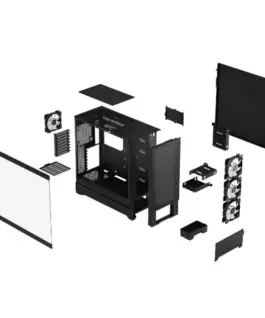 Alternative view of Fractal Design CasePop XL Air RGB черен TG Clear Tint