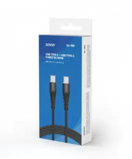 Savio USB кабел type C CL-160