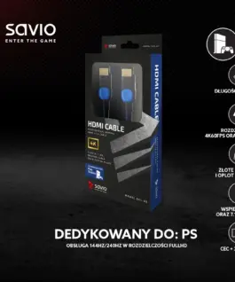 Savio кабел HDMI GCL-02 1.8m