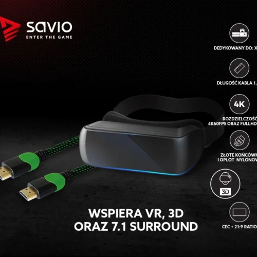 Savio кабел HDMI GCL-03 1.8m