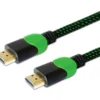 Savio кабел HDMI GCL-03 1.8m v2.0 braid зелен