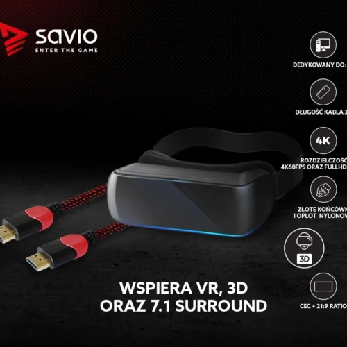 Savio кабел HDMI GCL-04 3m