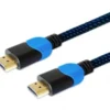 Savio кабел HDMI GCL-05 3m v2.0 braid blue