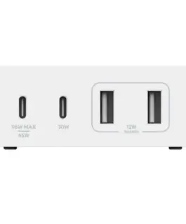 Belkin зарядно 108W 4-port GaN 2xUSB-A 2xUSB-C