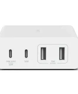 Belkin зарядно 108W 4-port GaN 2xUSB-A 2xUSB-C