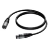 PROCAB кабел XLR MALE-XLR FEMALE 5 M