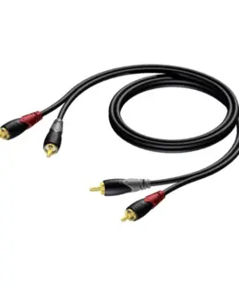 PROCAB кабел 2X RCA/CINCH MALE -2X RCA/CINCH MALE 3 M