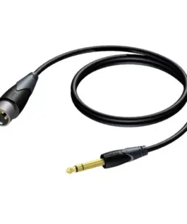 PROCAB XLR MALE - 63 MM JACK MALE STEREO 15 M