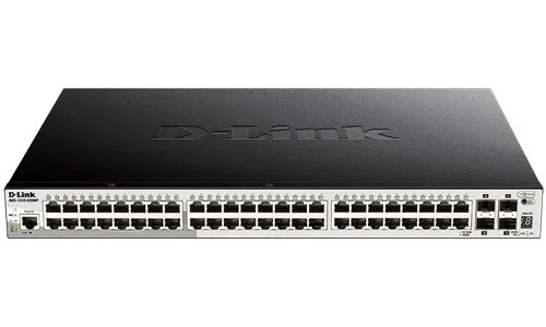 D-Link Switch DGS-1510-52XMP 48GE PoE+ 4SFP+