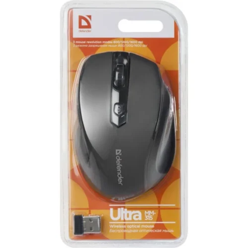 Defender WIчервен MOUSE ULTRA MM-31 5 RF черен