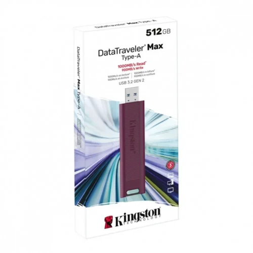 Kingston Flashdrive Data Traveler MAX A 512GB USB-A 3.2 Gen2