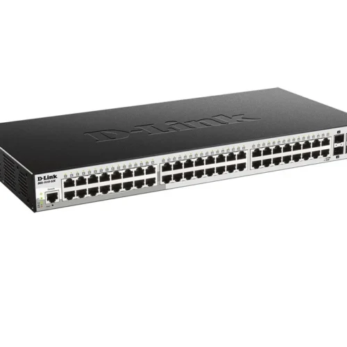 D-Link Gigabit Stacкабел Smart Managed Switch 48GE 4SFP+ with 10G Uplinks