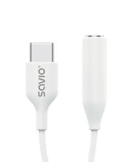 Savio адаптер AK-52 USB-C - Mini Jack 35 mm Samsung
