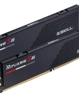 Alternative view of Памет за компютър G.SKILL Ripjaws S5 Black 64GB(2x32GB) DDR5 6400MHz CL32 - Intel XMP