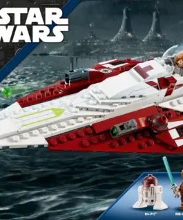 Alternative view of LEGO Blocks Star Wars 75333 Obi-Wan Kenobi Jedi Starfighter