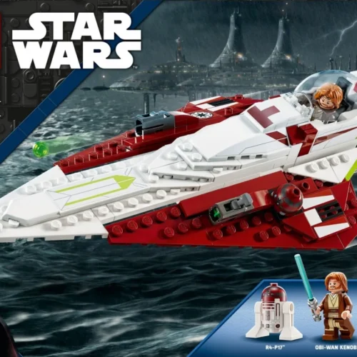 Alternative view of LEGO Blocks Star Wars 75333 Obi-Wan Kenobi Jedi Starfighter