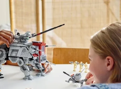 LEGO Blocks Star Wars construction set 75337 Walking Machine AT-TE