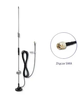 Alternative view of Qoltec GSM antenna 600-2700MHz LTE | Indoor