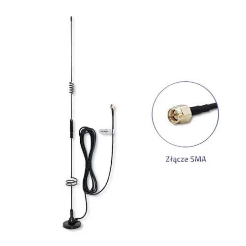 Alternative view of Qoltec GSM antenna 600-2700MHz LTE | Indoor
