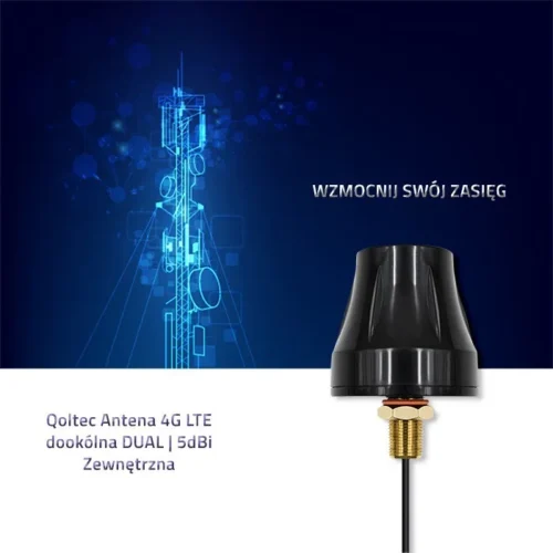 Qoltec 4G LTE omnidirectional antenna DUAL